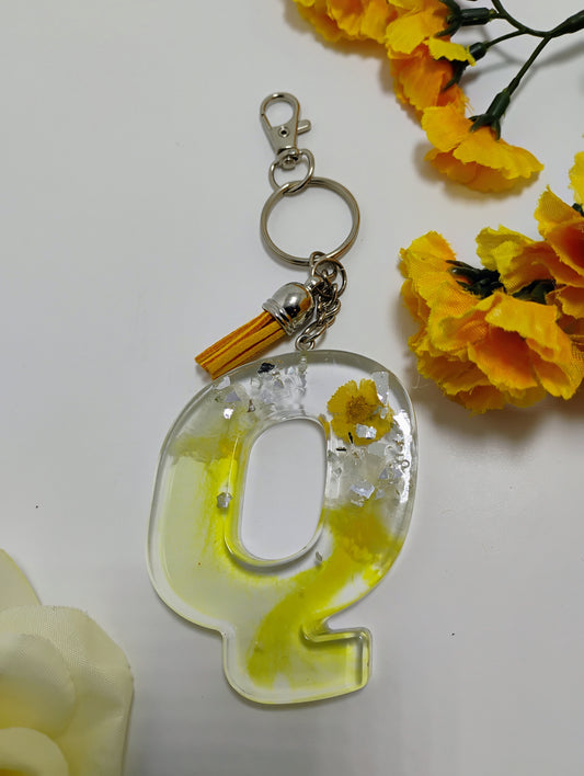 Q- Large Letter Keychain - Shannon's Light