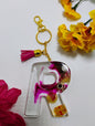 R- Large Letter Keychain - Razberry Sun