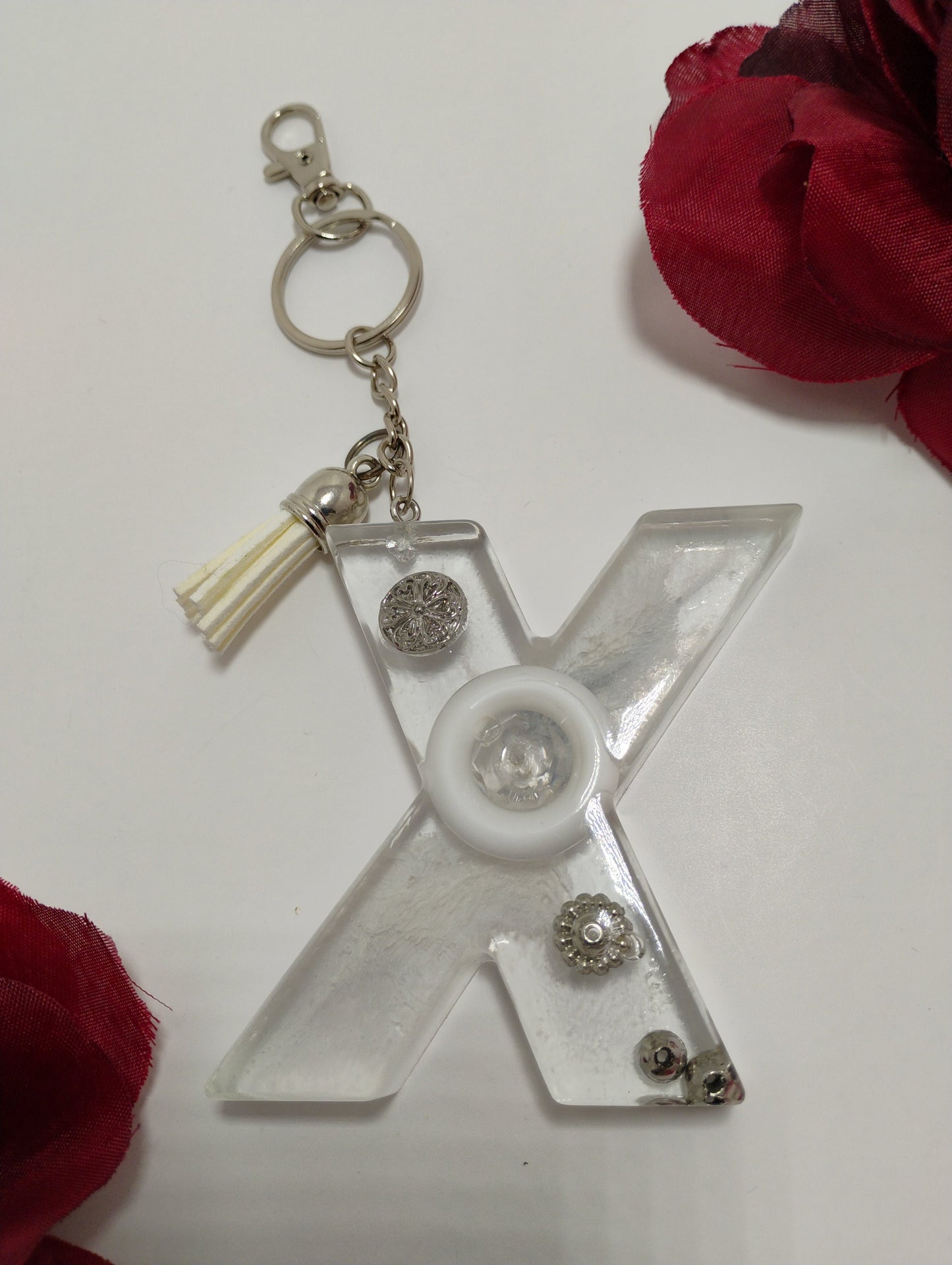 X- Large Letter Keychain - Clear View